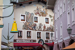 Wandmalerei in Berchtesgarden