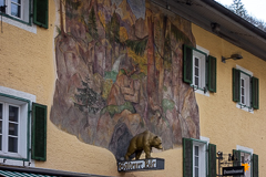 Wandmalerei an der Haxenbraterei Goldener Bär