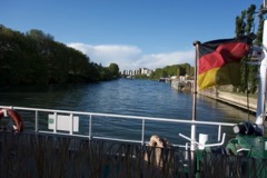 Bei schönstem, kalten Wetter legen wir ab