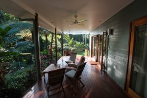 Ein letztes mal die Veranda