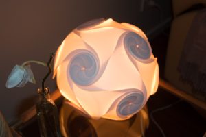 Kleine Tischlampe im Wild Ginger