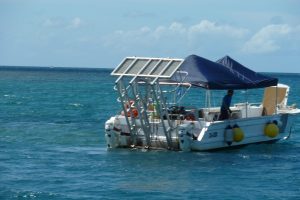Das kleine Boot für den Restweg