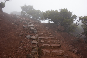 Und immer wieder Treppen. Hier die harmlose Sorte