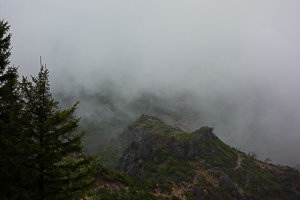 Da hinunter müssen wir. Und noch weiter, viel weiter ...