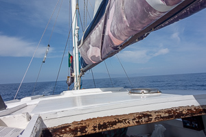 Blick zurück nach Madeira