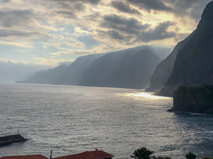 Morgenstimmung am Haus