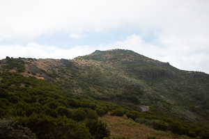 Blick vom Parklplatz II. Das Wetter: Noch ok