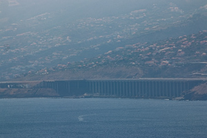 Teil der Start-/Landebahn des Flughafens Funchal