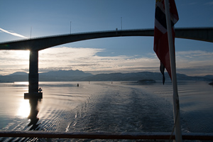 Wir verlasssen Finnsnes