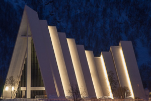 Seitenansich der Eismeer-Kathedrale