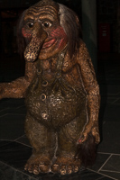 Im Besucherzentrum: Die Begegnung mit einem Troll