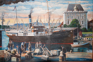 Eine noch ältere MS Finnmarken (Bild vom Bild)