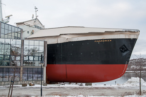 Bug der MS Finnmarken