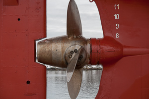 Schiffsschraube der MS Finnmarken