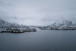 Es geht auf den Raftsund zu