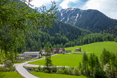 Das Almhotel Glieshof in der Totale